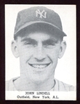 1947 Tip Top Bread John Lindell New York Yankees