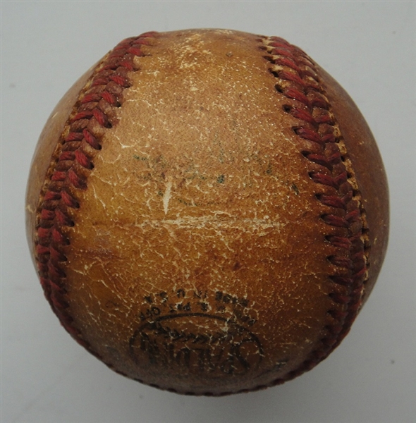 1950 Texas League Baseball Signed By Ty Cobb Dizzy Dean & 4 Others JSA
