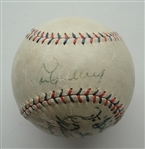 1936 New York Yankees Signed Team Ball w/Lou Gehrig & Joe DiMaggio JSA LOA