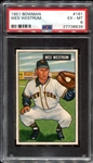 1951 Bowman #161 Wes Westrum New York Giants PSA 6