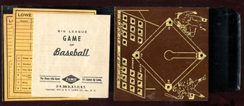 1940s E S Lowe Co. Vol 533 Bookcase Baseball Game
