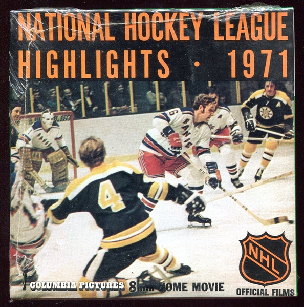 1971 NHL Highlights 8mm Official Film Sealed in Original Box