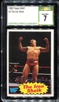 1985 Topps WWF #2 The Iron Sheik CSG 7