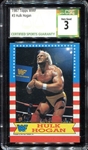 1987 Topps WWF #3 Hulk Hogan CSG 3