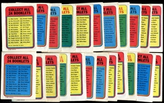 1970 Topps Story Booklets Complete Set of 24