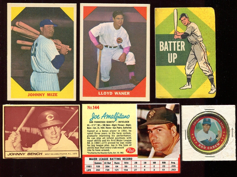 1960s/70s Type Card Lot w/Better Items