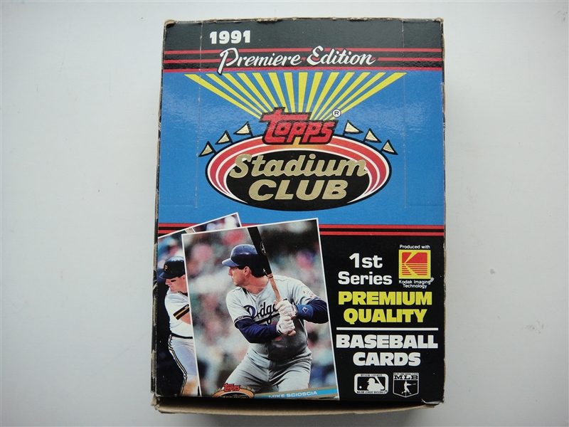 1991 Stadium Club Series 1 Box