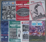 1970s/90s East-West Shrine Bowl Programs 8 Different