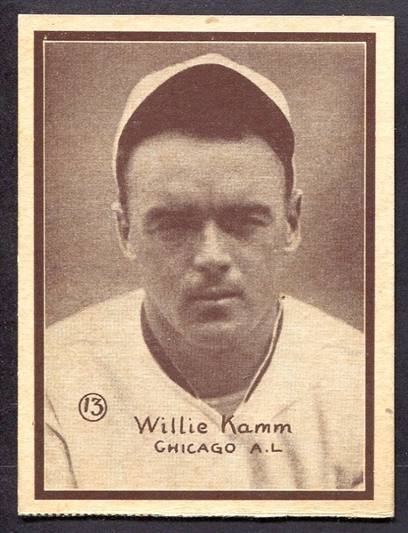 W517 #13 Willie Kamm Chicago White Sox