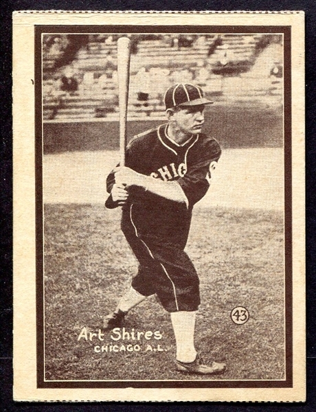 W517 #43 Art Shires Chicago White Sox