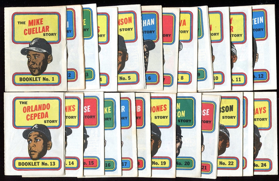1970 Topps Story Booklets Complete Set of 24