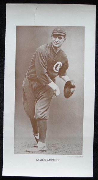 M113 1913 Baseball Magazine James Archer Chicago Cubs