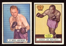 1951 Topps Ringside Boxing Walcott & Savold