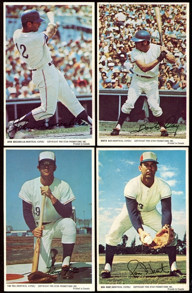 1972 Pro Star Montreal Expos 8 Different