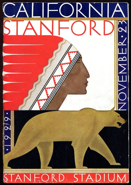 1929 California vs. Stanford Football Program