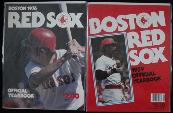 1976 & 1979 Boston Red Sox Yearbooks