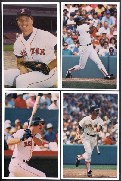 1987 Boston Red Sox Sports Action Mini Pics 10 Postcard Set w/Clemens 
