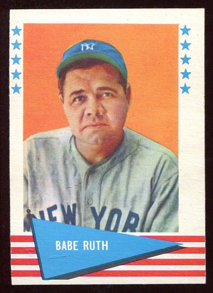1961 Fleer Baseball Greats #75 Babe Ruth Nrmt+