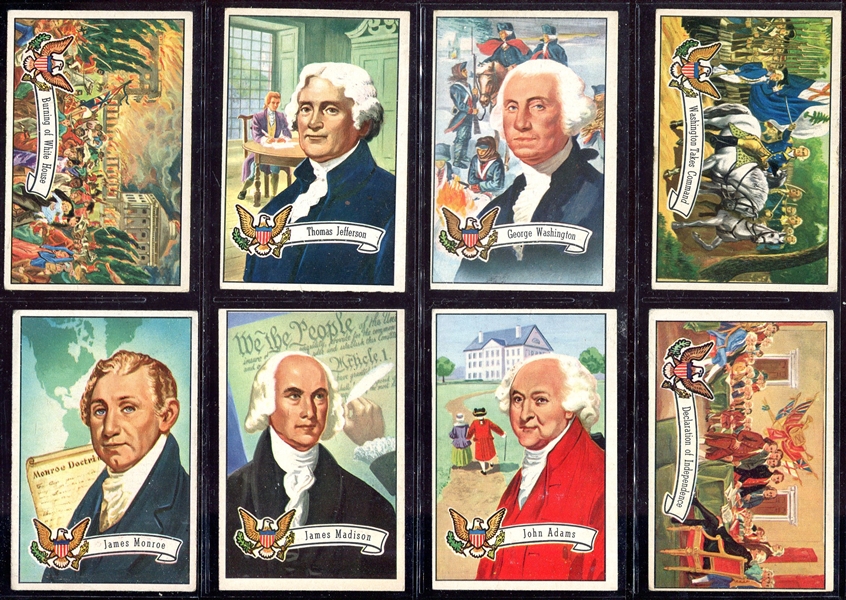 1956 Topps Presidents Complete Set of 36