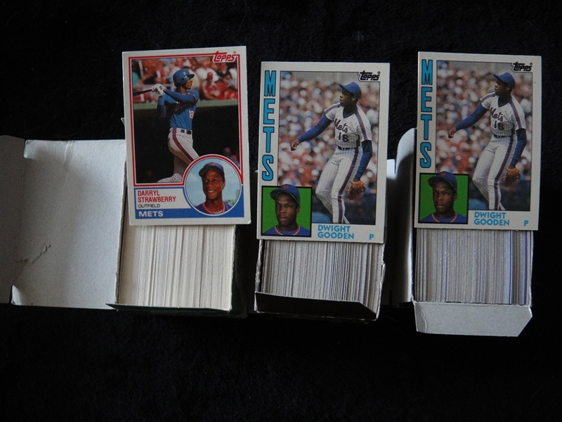 1983 & 1984 Topps Traded Factory Sets