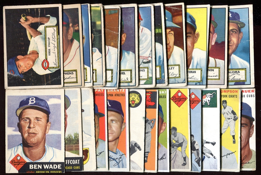 1952-1954 Topps & Bowman Lot of 35 Different