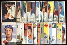 1952-1954 Topps & Bowman Lot of 35 Different