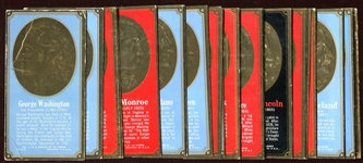 1965 Topps Embossed Presidents & Famous Americans Complete Set