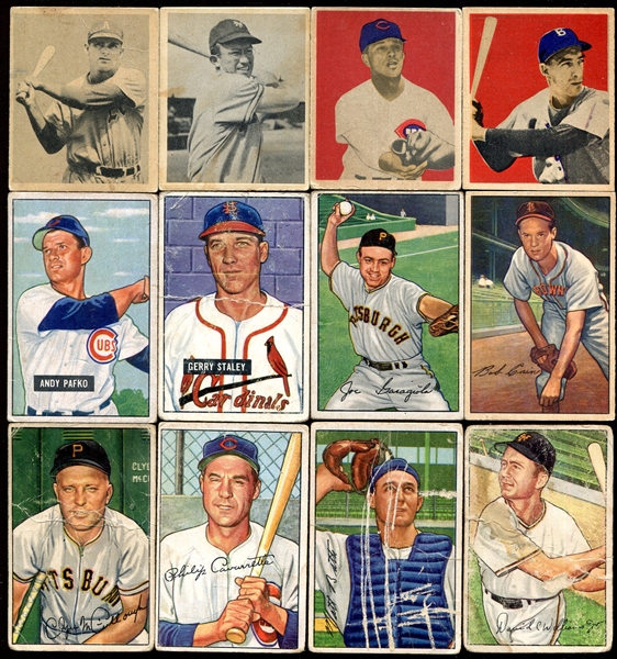 1948-1953 Bowman Lot of 20 Different