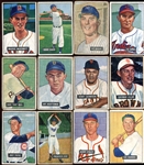 1951 Bowman Lot of 22 Different w/Stars & Rookies
