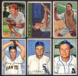 1952 Bowman Lot of 6 Different