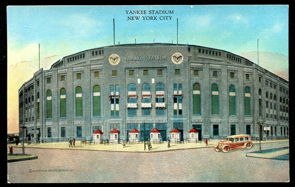 1920s Yankee Stadium Postcard