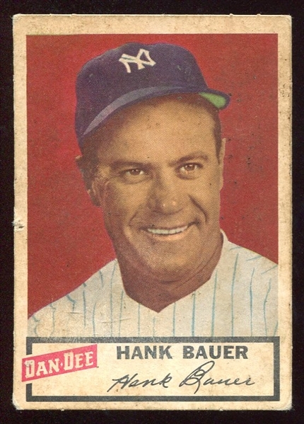 1954 Dan-Dee Potato Chip Hank Bauer New York Yankees