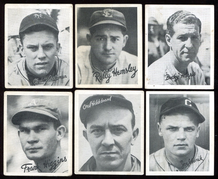 R322 1936 Goudey Lot of 6 Different