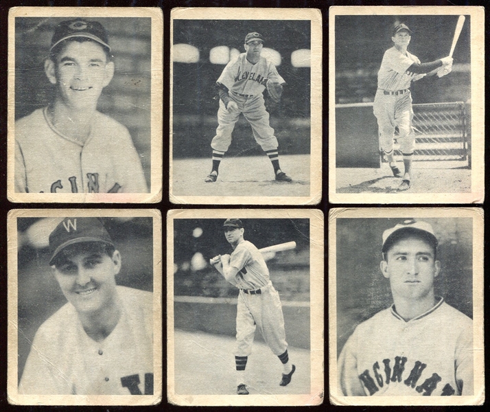 1939 Play Ball Lot of 12 Different Upper/Lower Case Names