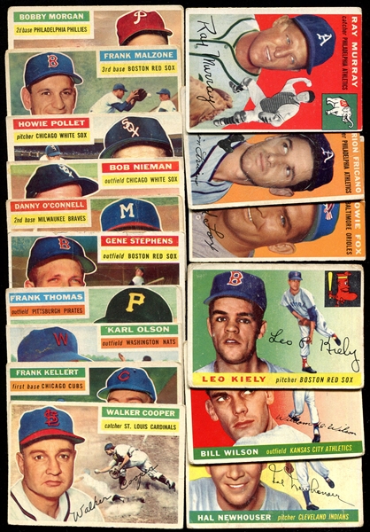 1954-58 Topps Lot of 28 Different