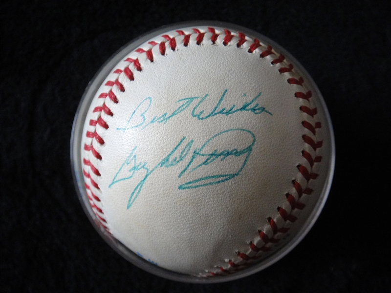 Gaylord Perry Autographed Lee MacPhail OALB