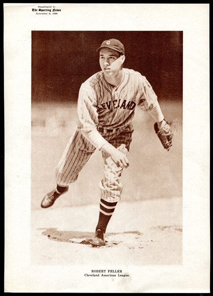 M101-9 1939 Sporting News Bob Feller