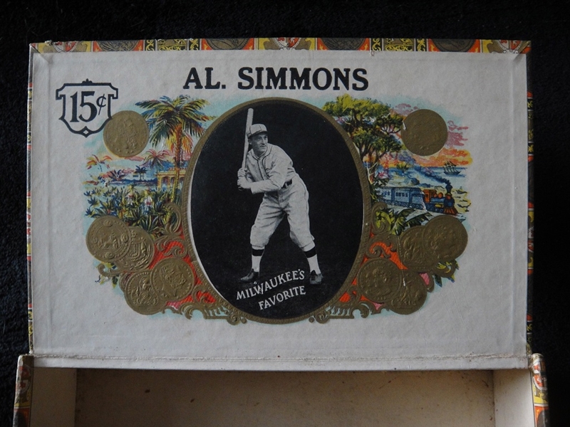 1930s Al Simmons Cigar Box