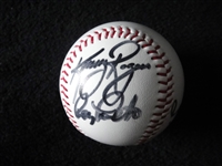 Kenny Rogers Autographed Baseball
