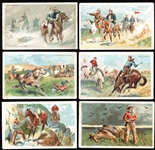 N105 Cowboy Scenes Lot of 9 Different