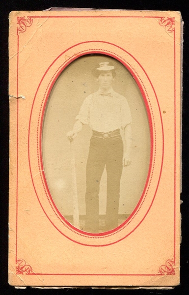1860s Baseball Player CDV