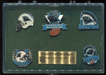 1995 Carolina Panthers Limited Edition Collectors 5 Pin Set