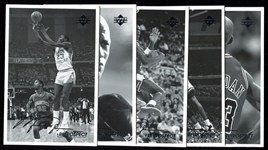 1998 Upper Deck Michael Jordan Retrospect Set of 5 Postcards