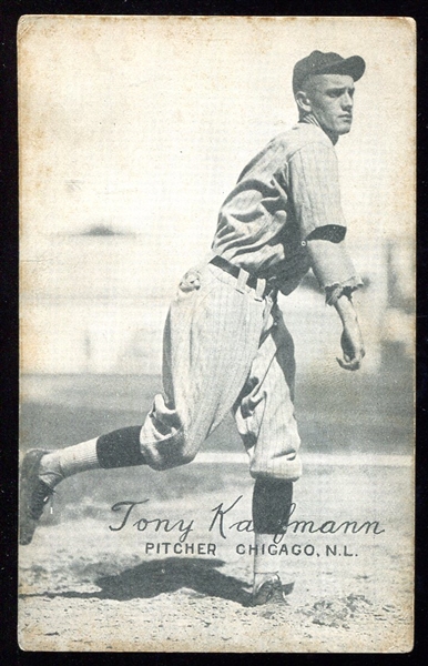 1923-24 Exhibits Tony Kaufmann Chicago N. L.