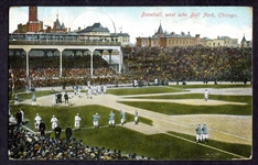 1910 Baseball West Side Ball Park Chicago Postcard