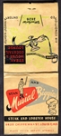 1940s-50s Stan Musial Steakhouse Jumbo Matchbook