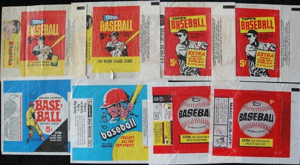 1960s-70s Topps Baseball Wrappers