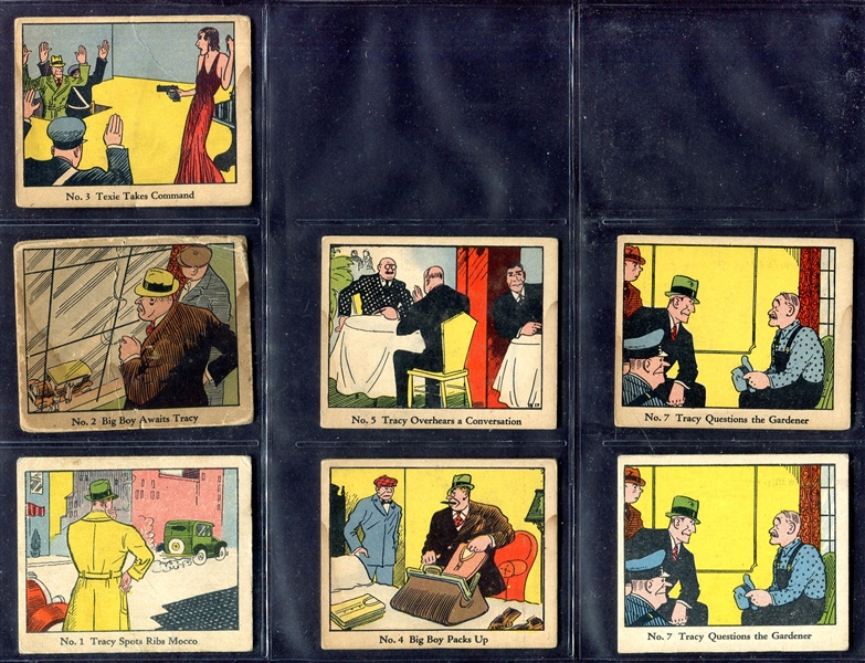 R41 Dick Tracy Partial Set of 97