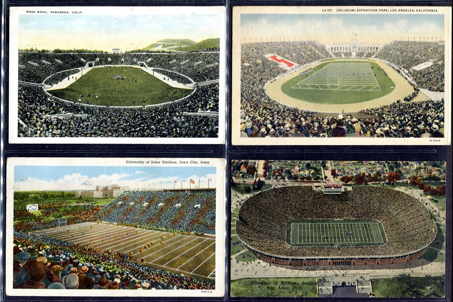 Stadium Postcard Collection of 34 Different