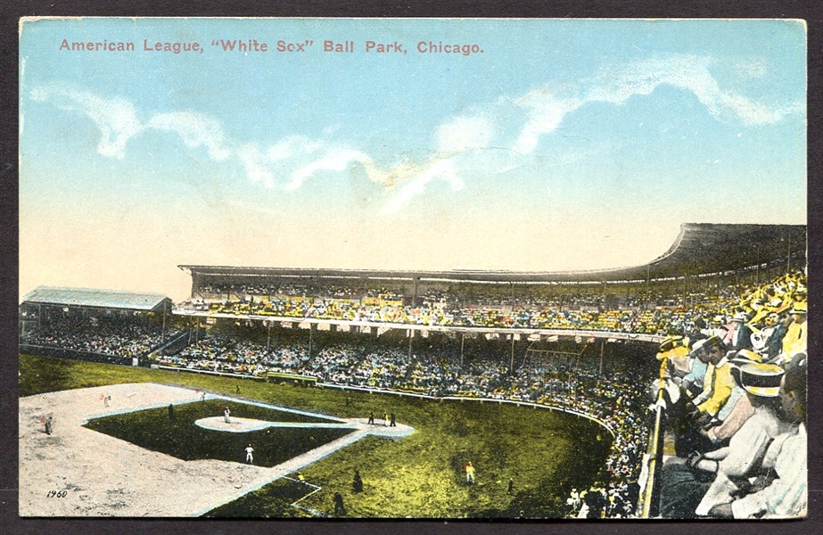 1915 White Sox Ball Park Postcard